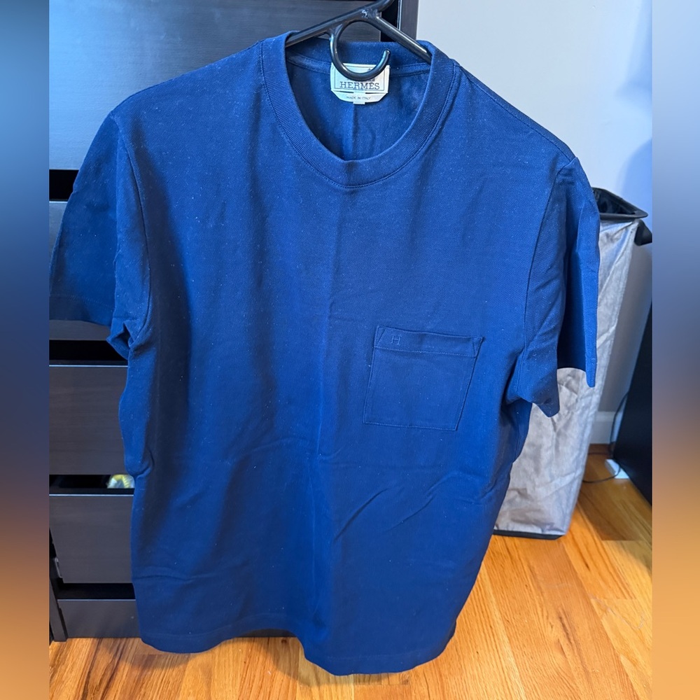 Hermes H embroidered T shirt